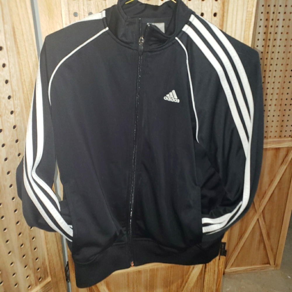 Adidas boys medium zip up jacket